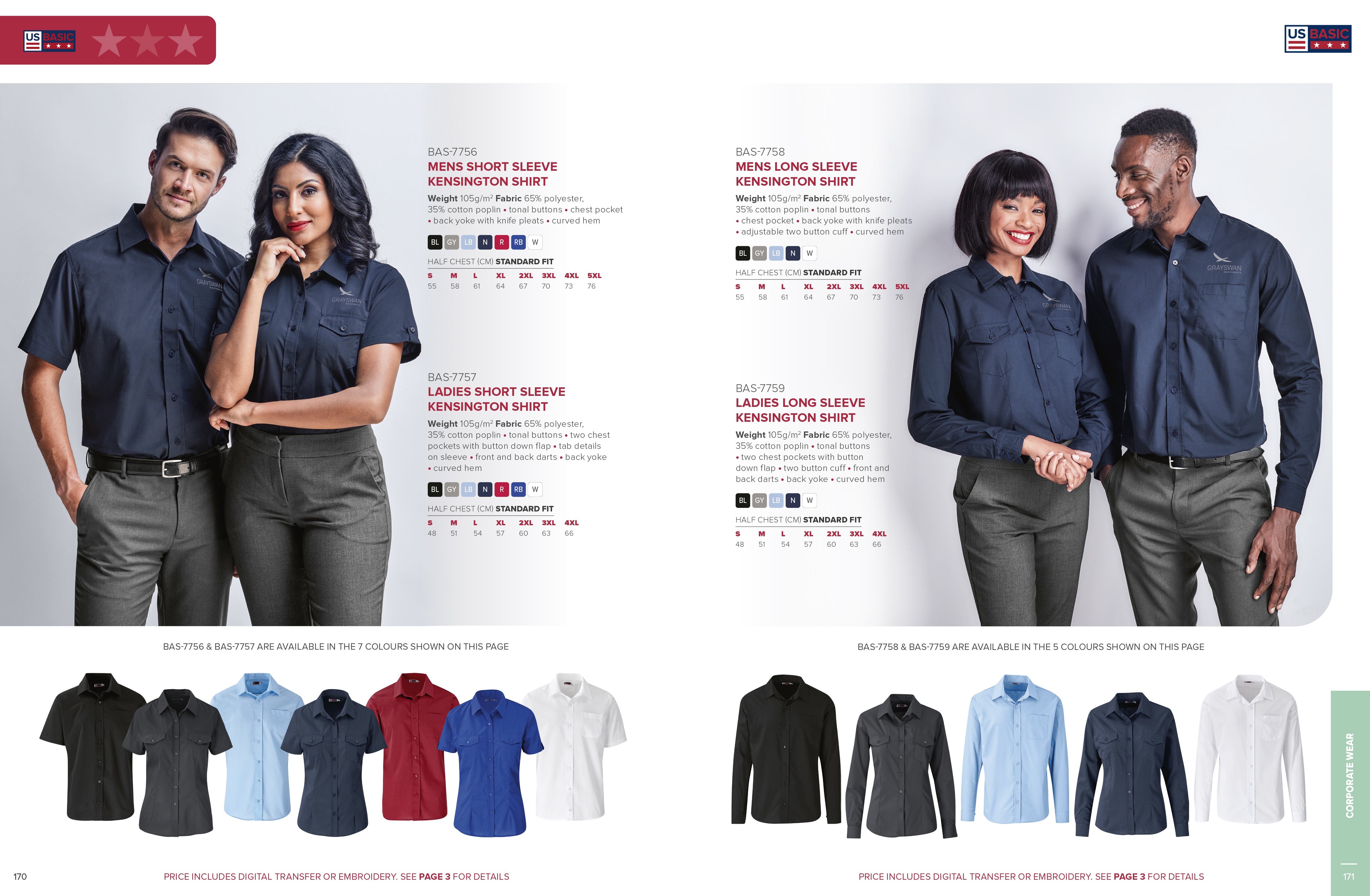 Ladies Long Sleeve Kensington Shirt CATALOGUE_IMAGE